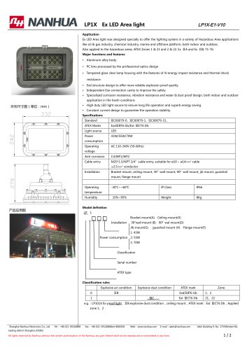 LP1X Ex LED Area light