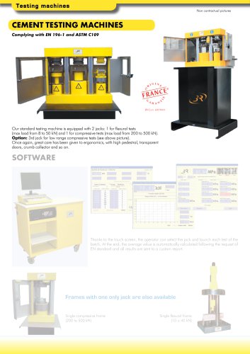 CEMENT TESTING MACHINES