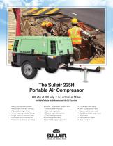 The Sullair 225H Portable Air Compressor