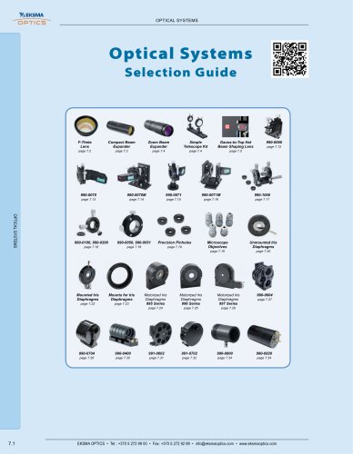 Optical Systems | EKSMA Optics