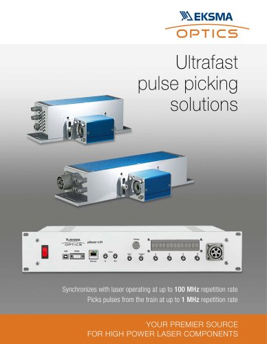 Ultrafast Pulse Picking Solutions by EKSMA Optics