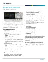 Arbitrary Function Generators AFG31000 Series Datasheet