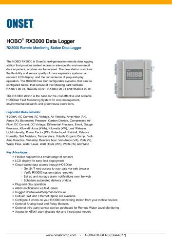 HOBO® RX3000 Data Logger