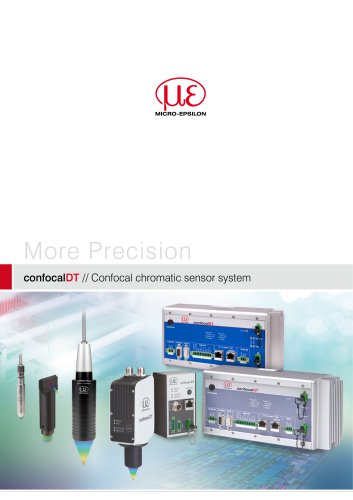 confocalDT // Confocal chromatic measuring system