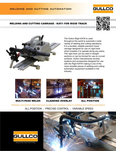 WELDING AND CUTTING CARRIAGE - KAT® FOR RIGID TRACK