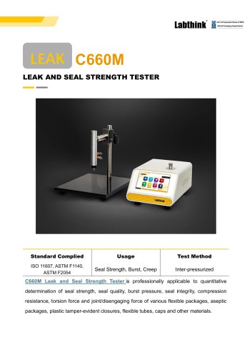 ASTM F2096, known as the Bubble Test, measures the material integrity of the package
