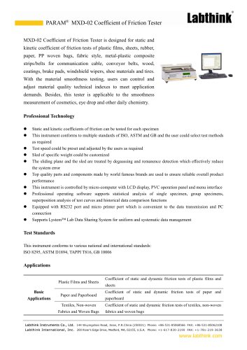 Automatic Latex Gloves Static Friction Test Instrument
