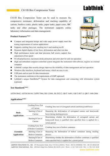 C611B Box Compression Tester (2025)