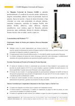 Control de calidad de envases de leche e instrumento de prueba de lengüetas de apertura - 1