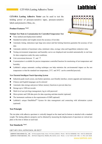 CZY-8SA Lasting Adhesive Tester