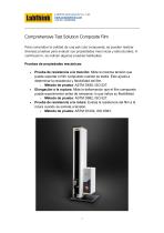 Ensayos de transmisión de vapor de agua y barrera para películas de embalaje - 1