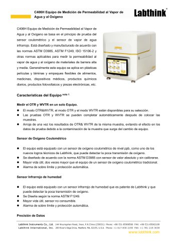 Evaluación de las propiedades de barrera de envases sostenibles mediante análisis OTR y WVTR