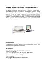 FPT-F1 Medidor de coeficiente de fricción y peladura - 1