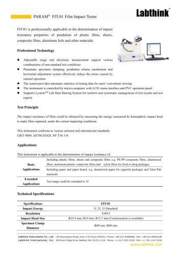 Latex Gloves Puncture Resistance Measuring Instrument