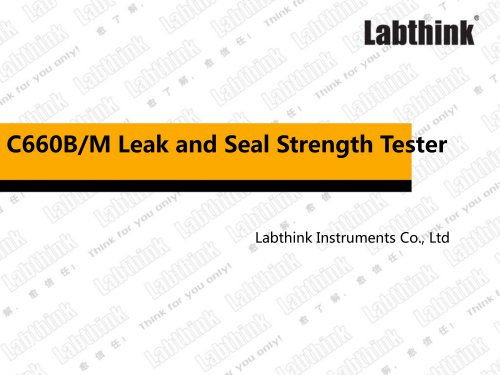 Methylene dye test ( ASTM- D3078) can be performed in Labthink vacuum leak test apparatus
