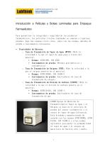 Parámetros de prueba críticos de películas y bolsas laminadas para productos farmacéuticos - 1