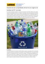 Propiedades de barrera de oxígeno de las botellas de PET fabricadas con material reciclado-1