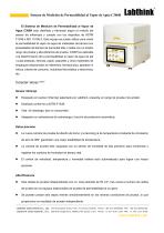 Prueba de la tasa de transmisión de vapor de agua (WVTR) para envases de cigarrillos - 1