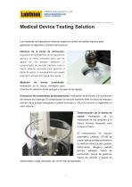 Pruebas esenciales para dispositivos médicos: fuerza de rotura, resistencia a la perforación y rendimiento de deslizamiento - 1