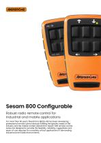 Sesam 800 Configurable data sheet