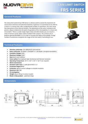 FRS rotary limit switch