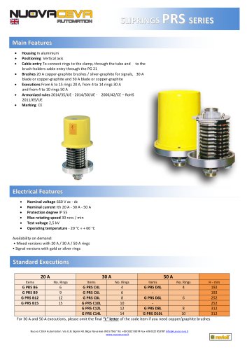 PRS type slip rings