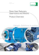 Rossi Gear Reducers, Gearmotors and Motors