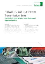 TC and TCF Power Transmission Belts