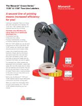 Etiquetadora de 2 líneas - Monarch® 1136 series - Avery Dennison