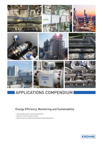 Applications Compendium Energy Efficiency, Monitoring and Sustainability