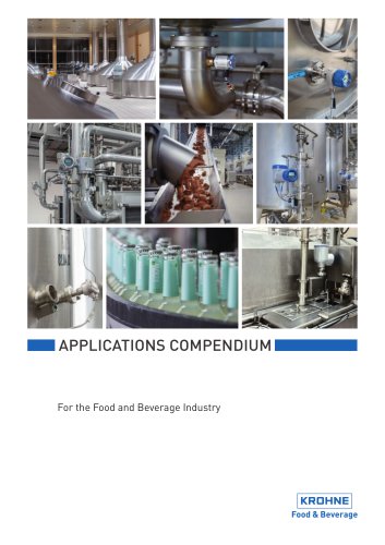 Applications Compendium for the Food and Beverage Industry