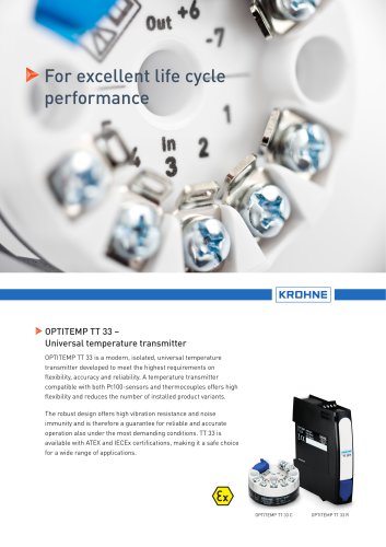 OPTITEMP TT 33 &ndash; Universal temperature transmitter