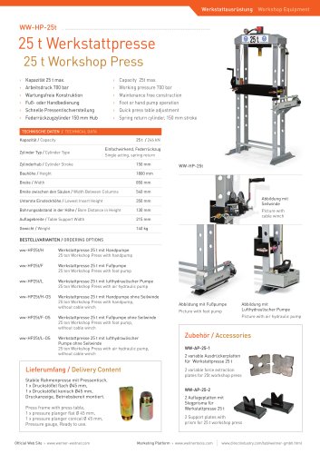 25 t Workshop Press