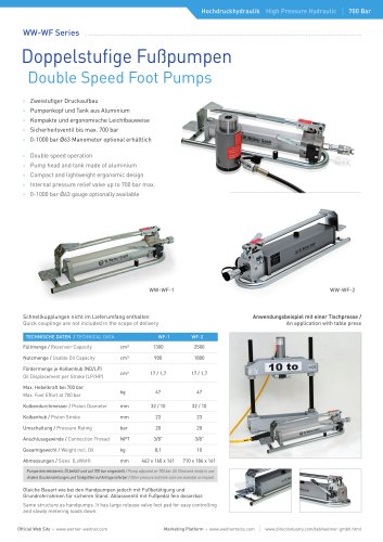 Double Speed Foot Pumps