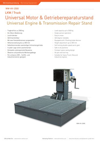 Universal Engine & Transmission Repair Stand - 2