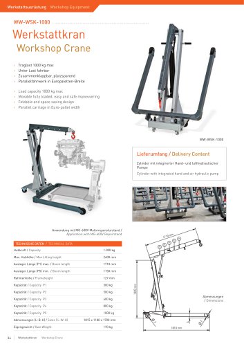 ww-WSK-1000 Workshop Crane