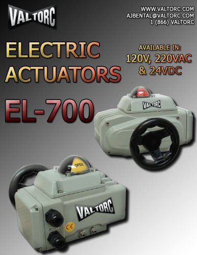 VALTORC EL-700 On-Off Rotary Electric Actuator