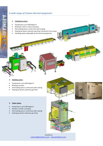 custom conveyor ovens