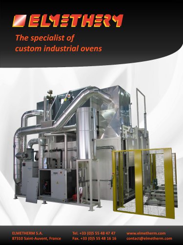 Manufacturer of hot air curing oven