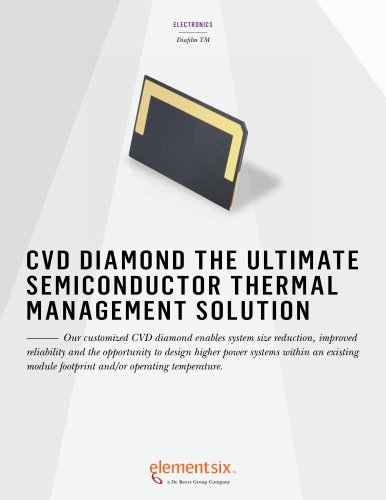 CVD diamond heat spreaders