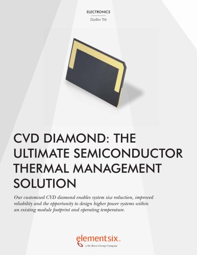 DIAFILM™: THE ULTIMATE SEMICONDUCTOR THERMAL MANAGEMENT ...