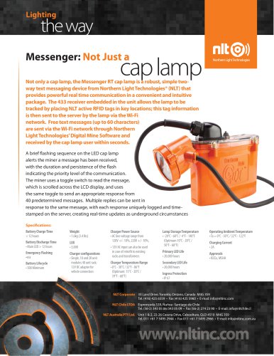 Messenger: Not Just a cap lamp