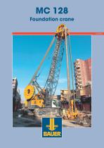 MC 128 Foundation crane