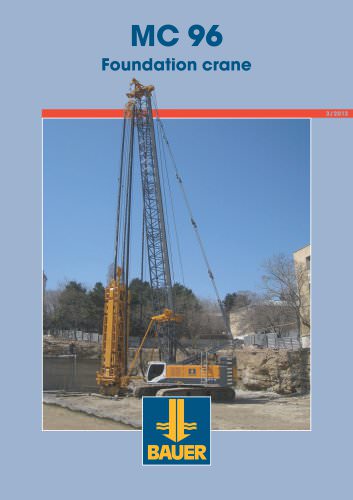 MC 96 Foundation crane