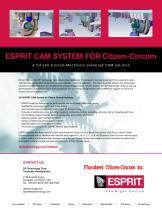 ESPRIT CAM SYSTEM FOR Citizen-Cincom