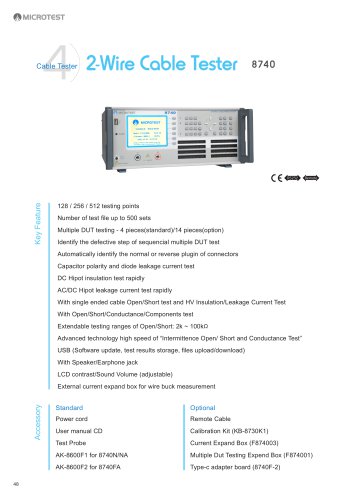 2-Wire Cable Tester_8740