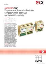 Compact Programmable Automation Controllers - Sigma microPAC Series