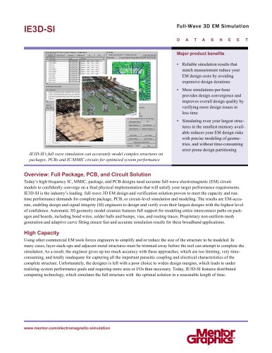 Mentor Graphics Electronic System Level Design