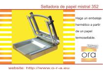 Selladora de papel mistral 352