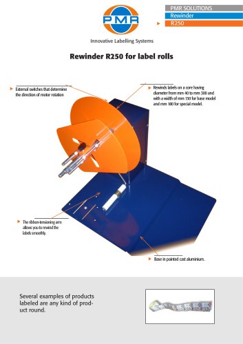 Rewinder R250 for label rolls